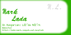 mark lada business card